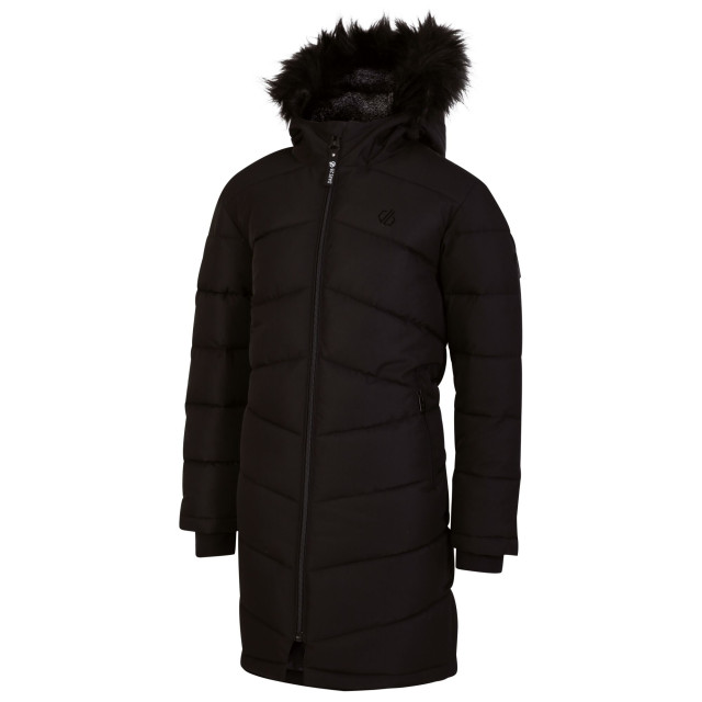 Dare2b Opvallende iii gewatteerde parka voor meisjes UTRG9086_black large