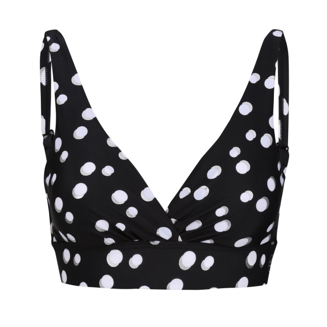 Regatta Dames paloma polka dot bikinitop UTRG9080_blackwhite large