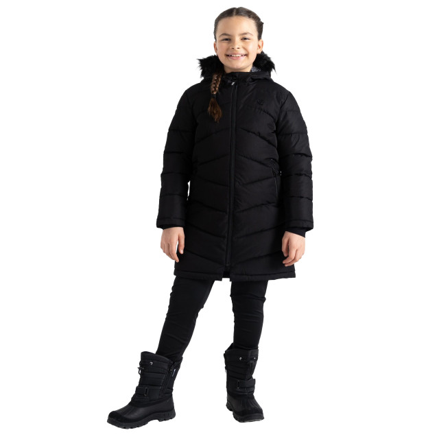 Dare2b Opvallende iii gewatteerde parka voor meisjes UTRG9086_black large