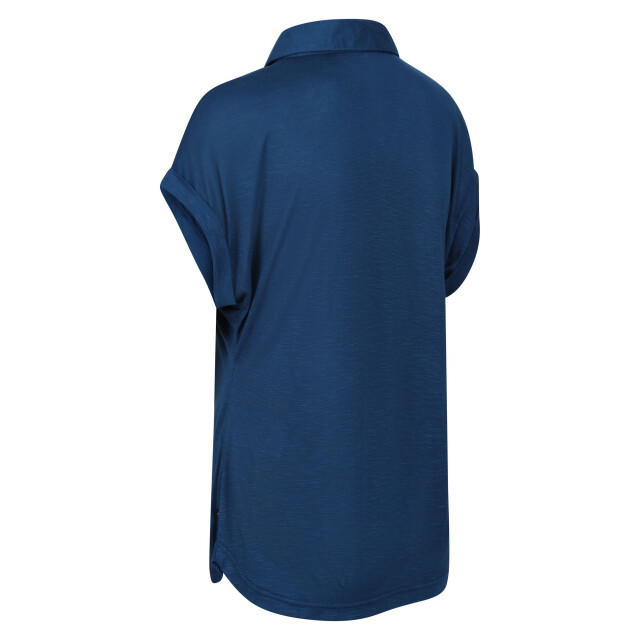 Regatta Dames lupine t-shirt met kraagje UTRG8971_blueopal large