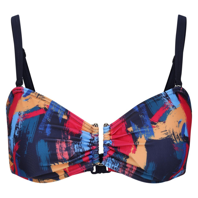 Regatta Dames aceana iii brush stroke bikinitop UTRG8938_navy large