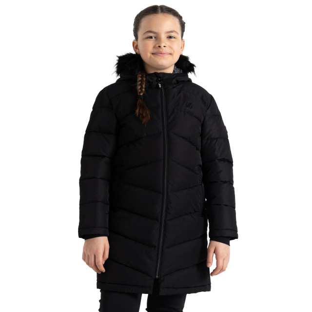 Dare2b Opvallende iii gewatteerde parka voor meisjes UTRG9086_black large