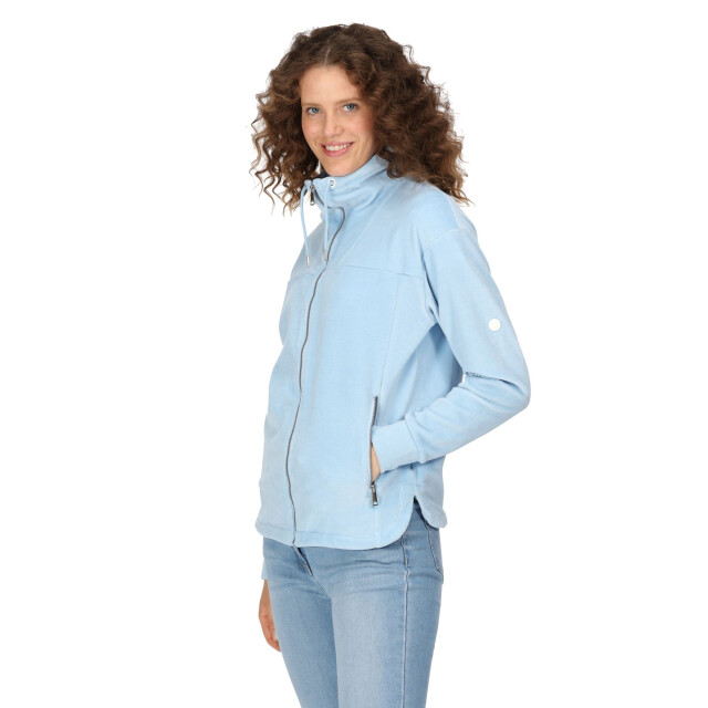 Regatta Dames velours full zip fleecejack UTRG8864_powderblue large