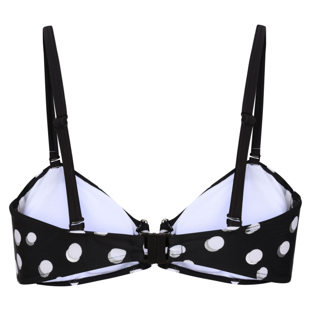 Regatta Dames aceana iii polka dot bikini top UTRG8986_blackwhite large