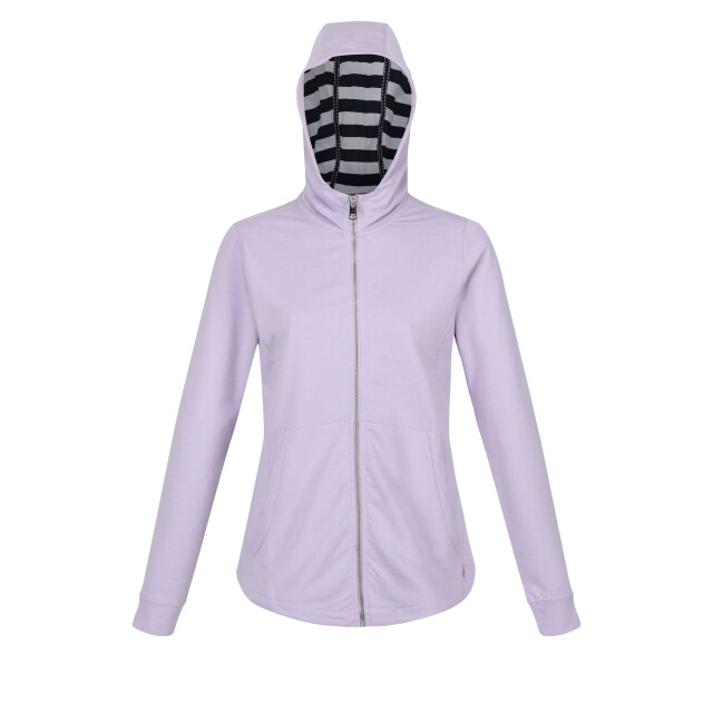 Regatta Dames bayla full zip hoodie UTRG8875_pastellilac large