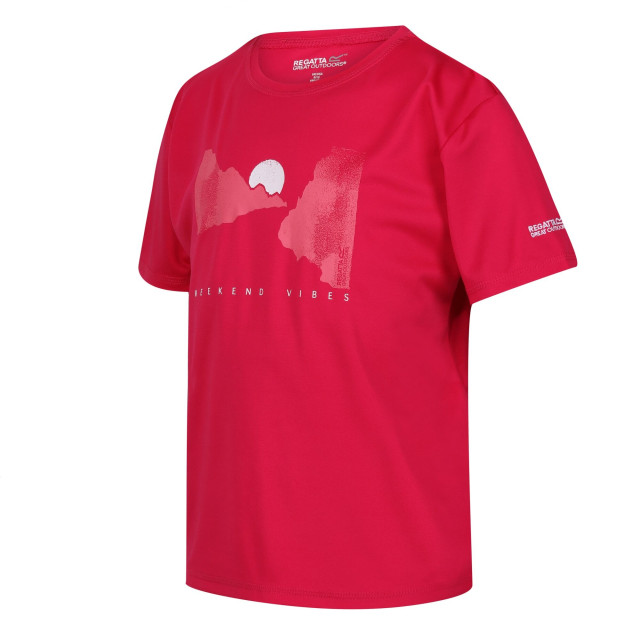 Regatta Kinderen/kinderen alvarado vii zon t-shirt UTRG8897_pinkpotion large