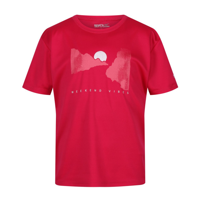 Regatta Kinderen/kinderen alvarado vii zon t-shirt UTRG8897_pinkpotion large