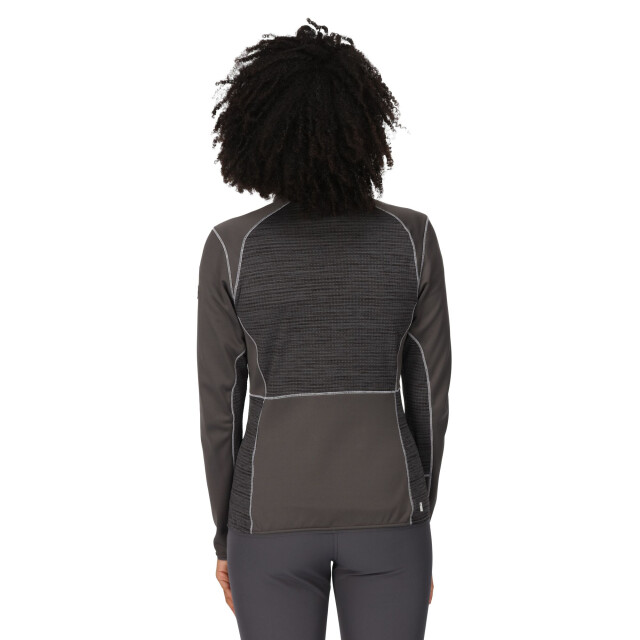 Regatta Dames yare vii marl full zip soft shell jas UTRG8845_sealgrey large