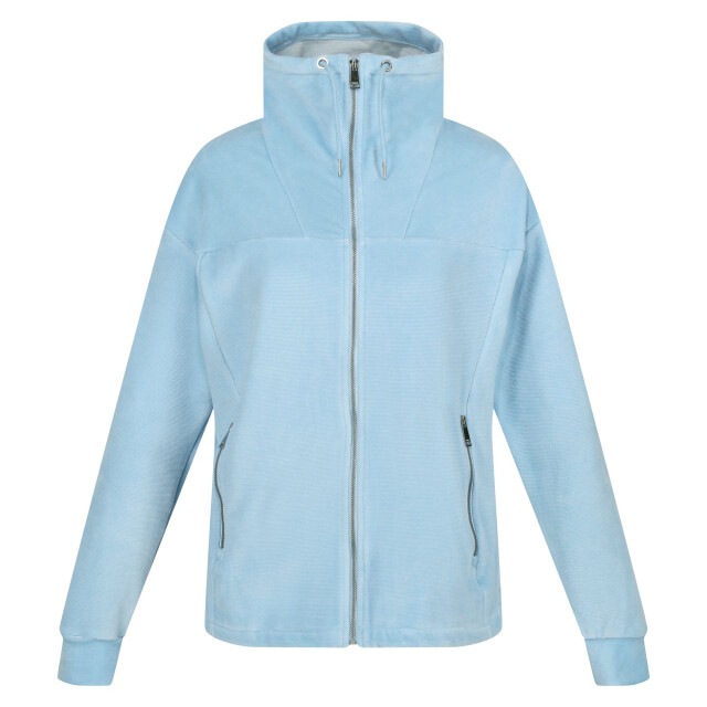 Regatta Dames velours full zip fleecejack UTRG8864_powderblue large
