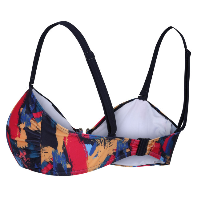 Regatta Dames aceana iii brush stroke bikinitop UTRG8938_navy large