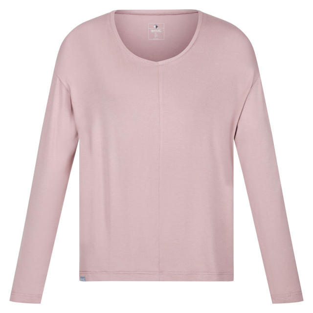 Regatta Dames pimmy t-shirt met lange mouwen UTRG8926_duskyrose large