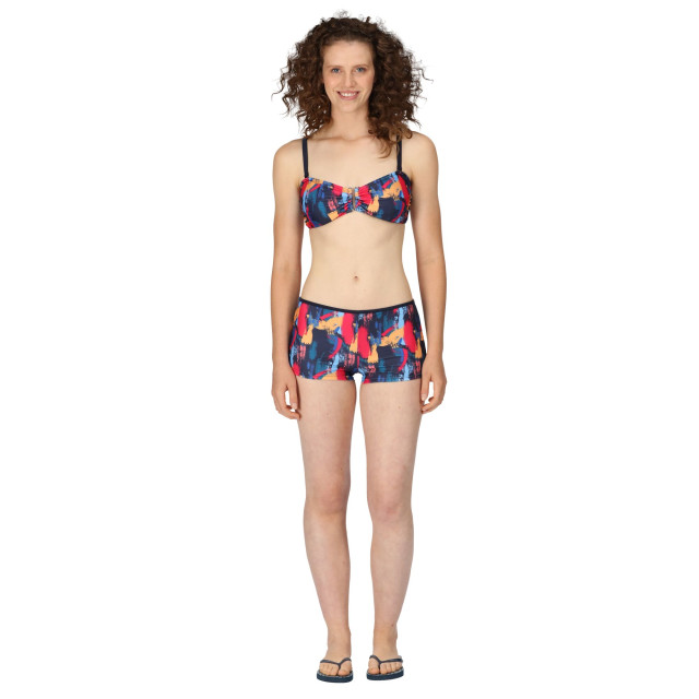 Regatta Dames aceana iii brush stroke bikinitop UTRG8938_navy large