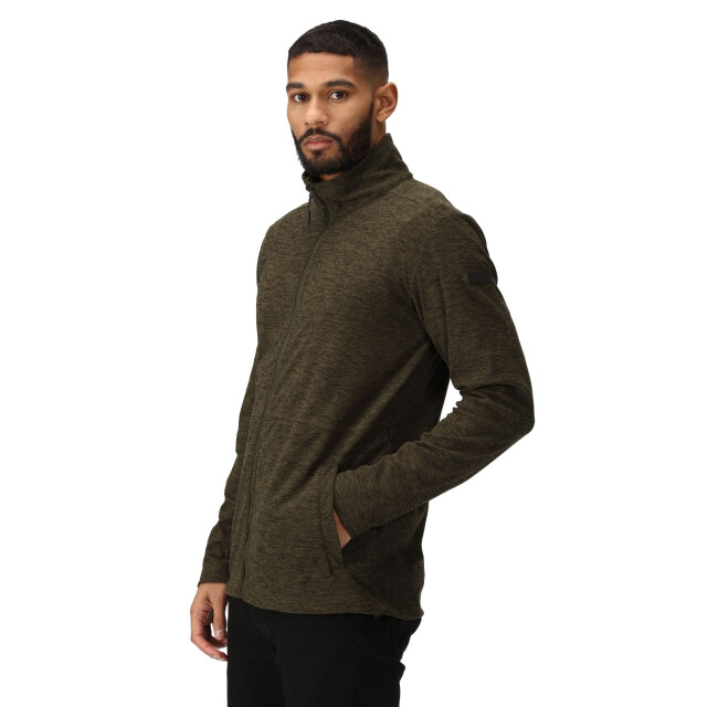 Regatta Heren edley marl full zip fleecejack UTRG8935_darkkhaki large