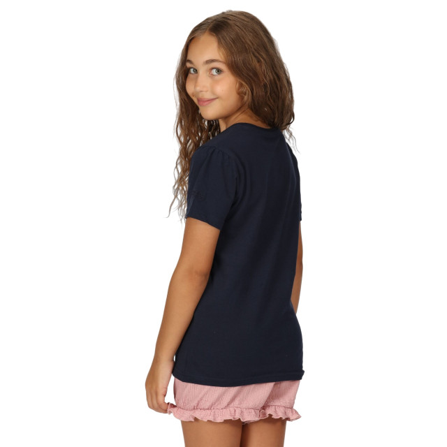 Regatta Kinderen/kinderen bosley vi sunset t-shirt UTRG8763_navy large