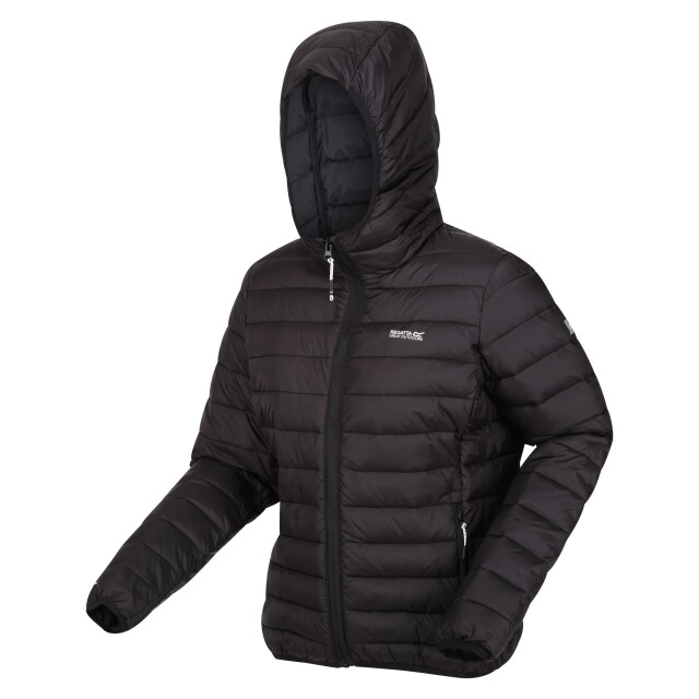 Regatta Dames marizion gewatteerd jack met capuchon UTRG8942_black large