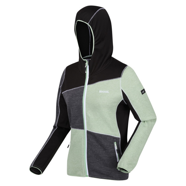 Regatta Dames walbury vi marl full zip fleecejack UTRG8786_quietgreensealgrey large