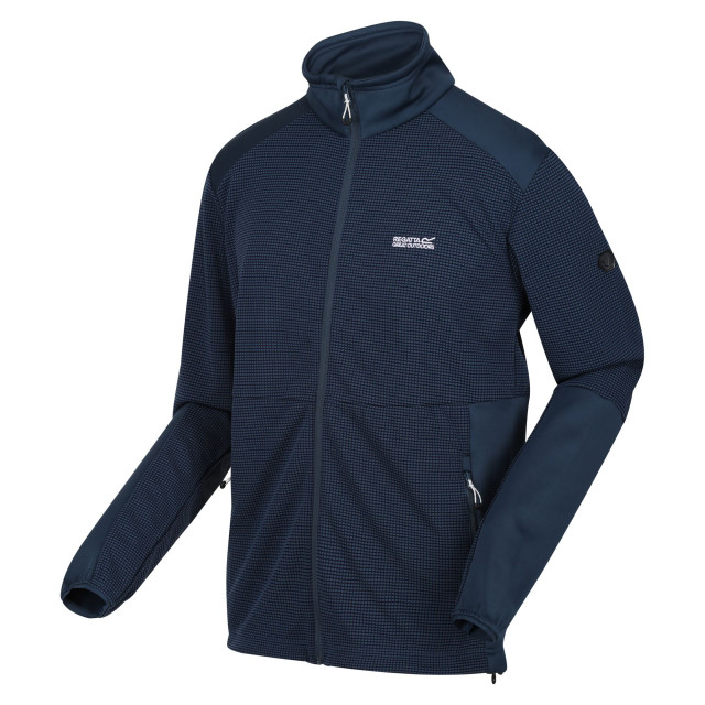 Regatta Heren highton iii full zip fleece jacket UTRG8843_bluewing large