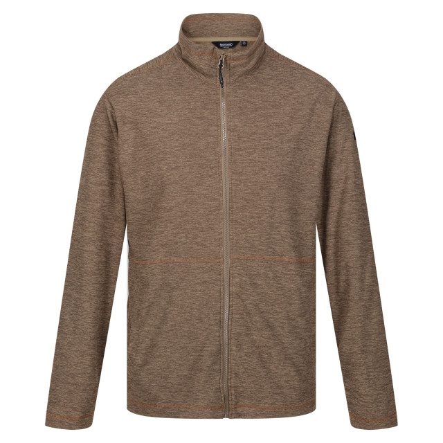 Regatta Heren edley marl full zip fleecejack UTRG8935_goldsand large