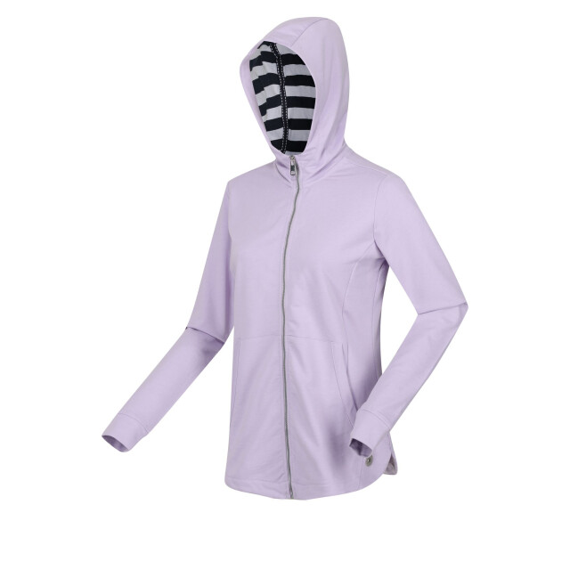 Regatta Dames bayla full zip hoodie UTRG8875_pastellilac large