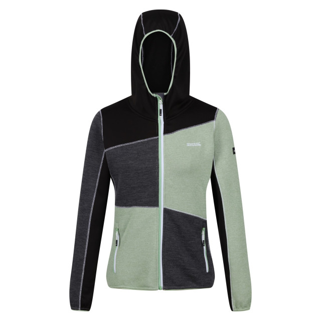 Regatta Dames walbury vi marl full zip fleecejack UTRG8786_quietgreensealgrey large