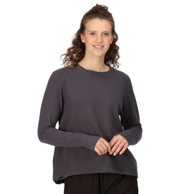 Regatta Dames narine marl sweatshirt UTRG8821_sealgrey large