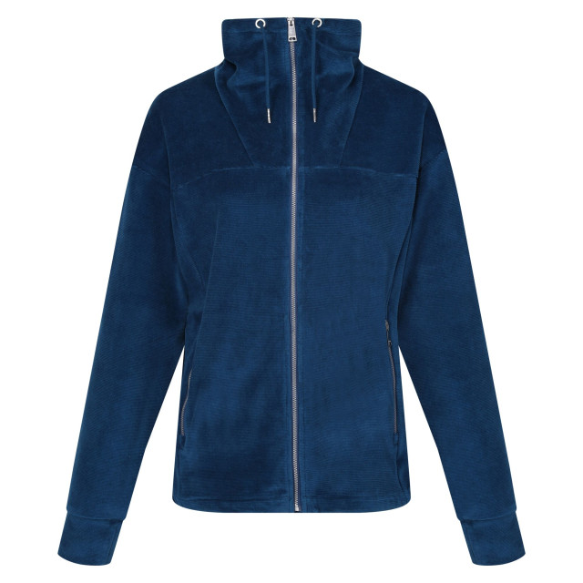 Regatta Dames velours full zip fleecejack UTRG8864_blueopal large