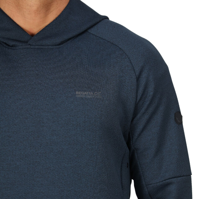 Regatta Heren magnuson marl hoodie UTRG8823_bluewing large