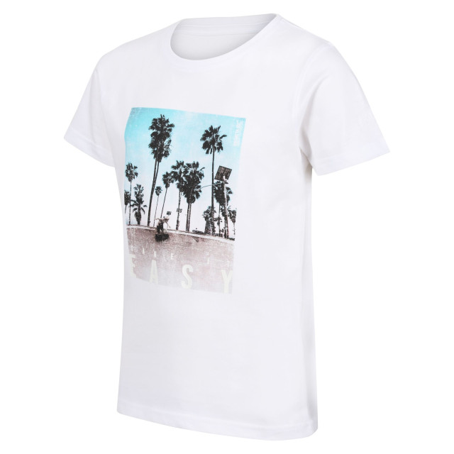 Regatta Bosley vi bedrukt t-shirt kinderen/kinderen UTRG8785_white large