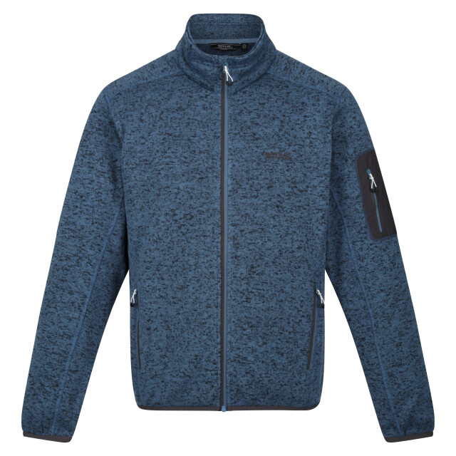 Regatta Heren newhill marl full zip fleecejack UTRG8770_stellarblue large