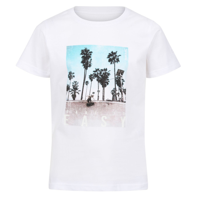 Regatta Bosley vi bedrukt t-shirt kinderen/kinderen UTRG8785_white large