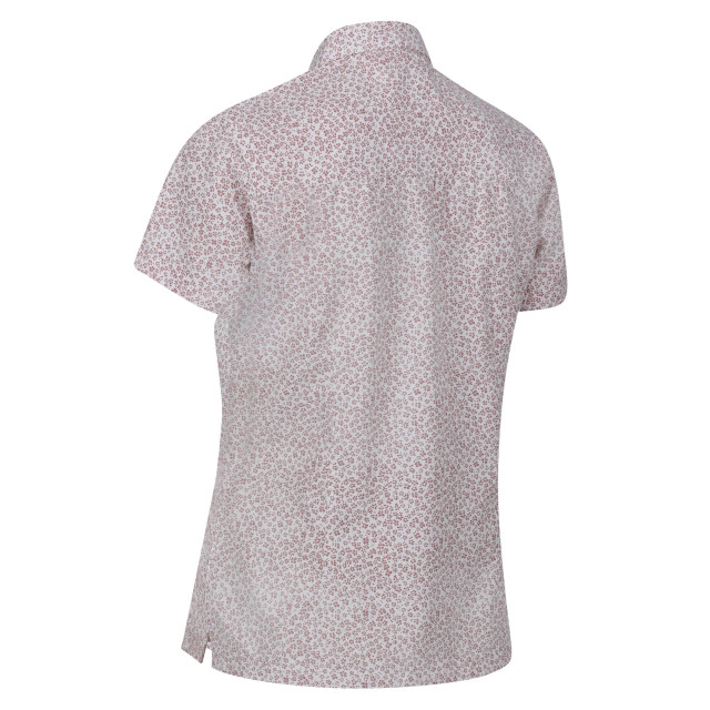 Regatta Dames mindano vii ditsy print blouse met korte mouwen UTRG8779_duskyrose large