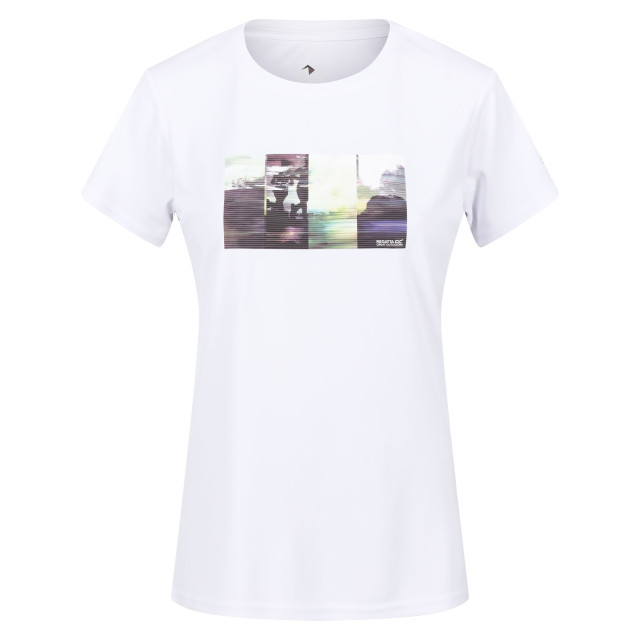 Regatta Dames fingal vii grafisch t-shirt UTRG8781_white large