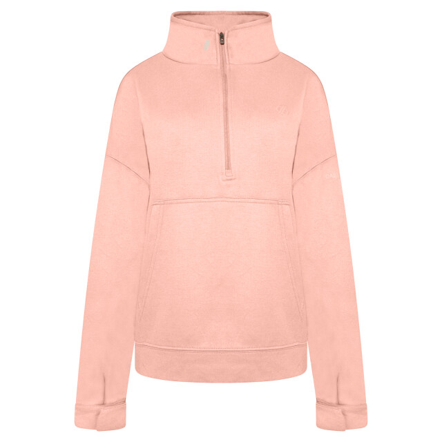 Dare2b Dames laura whitmore recoup ii half zip sweatshirt UTRG7984_purepink large