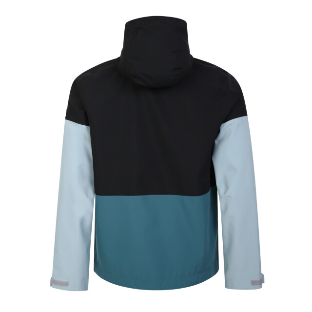 Dare2b Heren terrain waterdichte jas UTRG8717_blackmediterraneangreen large