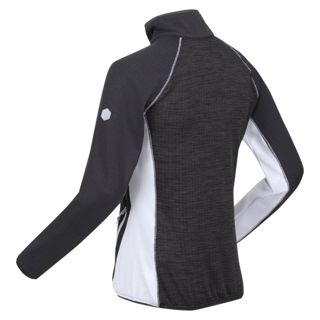 Regatta Dames hepley full zip fleecejack UTRG8859_sealgreywhite large