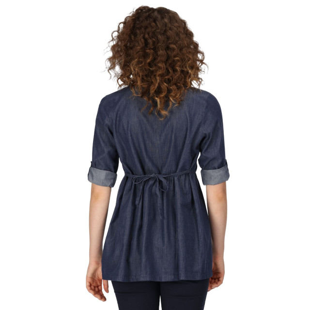 Regatta Dames nemora getextureerde katoenen blouse UTRG8752_chambray large