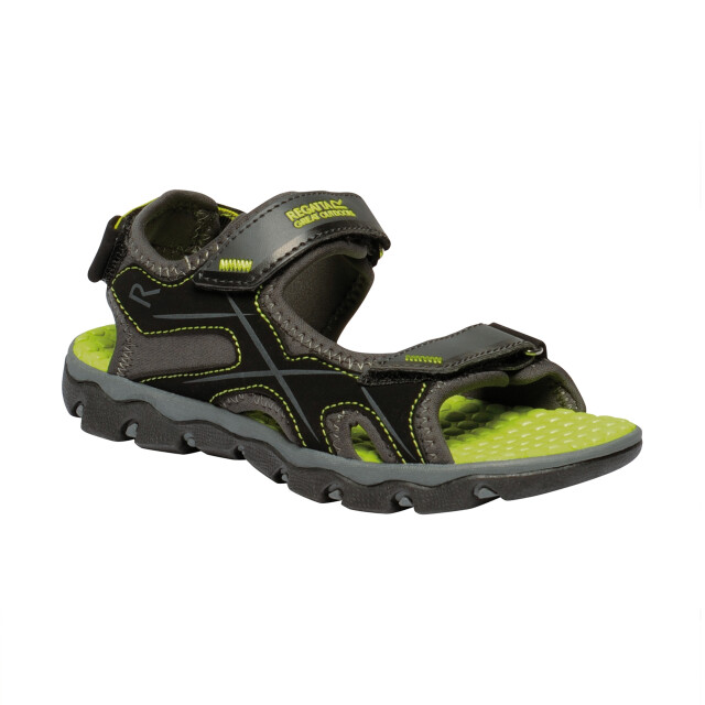 Regatta Kinderen/kinderen kota drift sandalen UTRG4102_briargreylimepunch large