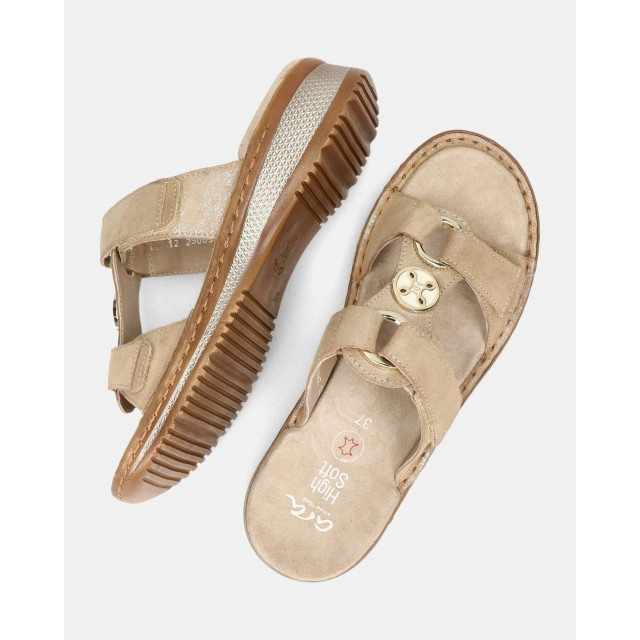 Ara Slipper linokid metallic 12 29003 sand 3027 12 29003 large