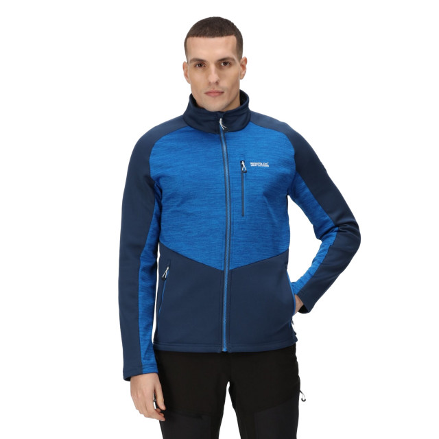 Regatta Heren farson ii soft shell jas UTRG8708_admiralblueskydiverblue large