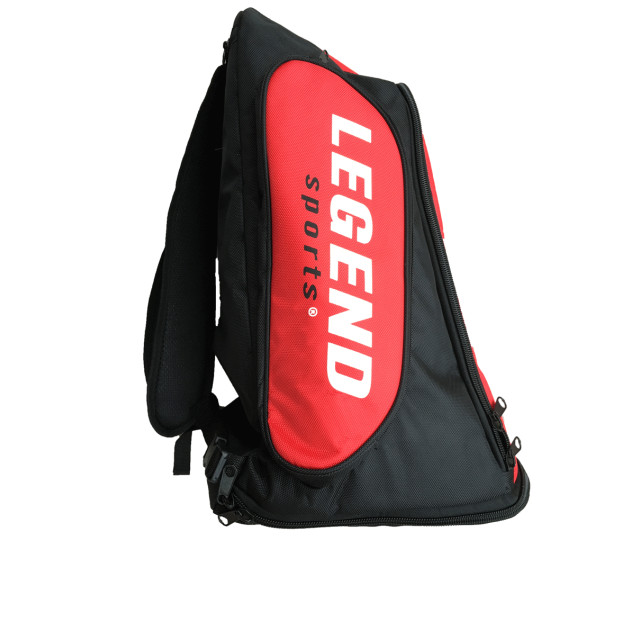 Legend Sports Sporttas legend aanpasbaar backpack tas 2 in 1 rood PSW01RD01 large