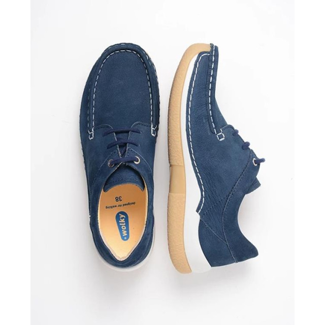 Wolky 00452511 Celebration Antique nubuck Veterschoenen Blauw 00452511 Celebration Antique nubuck large