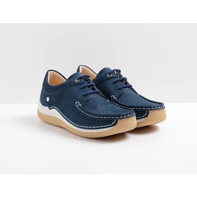 Wolky 00452511 Celebration Antique nubuck Veterschoenen Blauw 00452511 Celebration Antique nubuck large