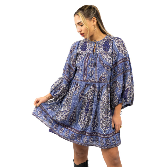 Antik Batik Tajar jurk tajar-jurk-00053855-blue large