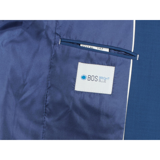 Bos Bright Blue Kostuum modern fit kostuum 2-delig 11649/blue 171303 large