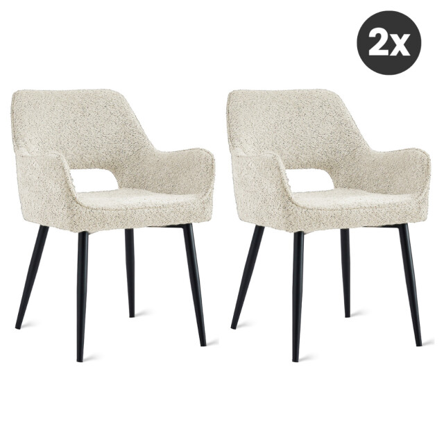 Multifurn 2x eetkamerstoel ray (set van 2) 2836199 large