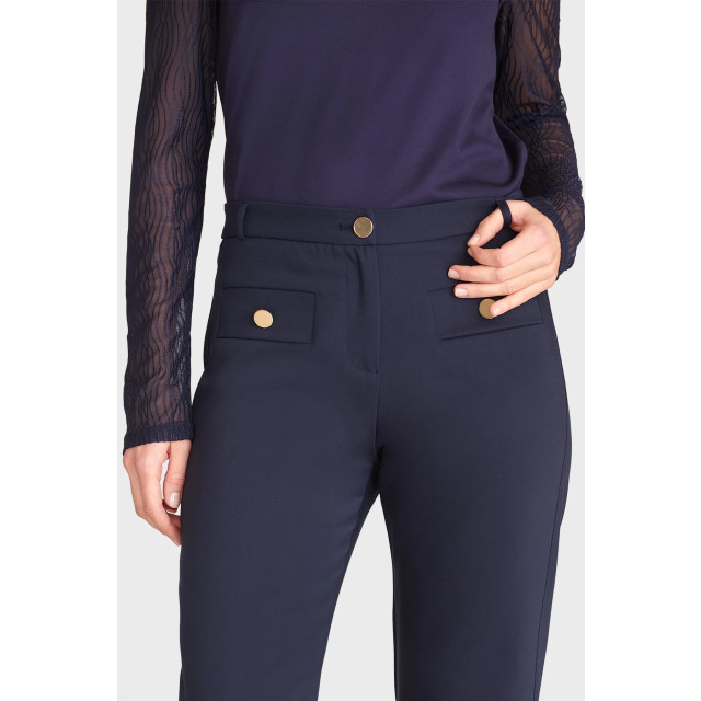 Zizo Broek navy blue broek Navy Blue large