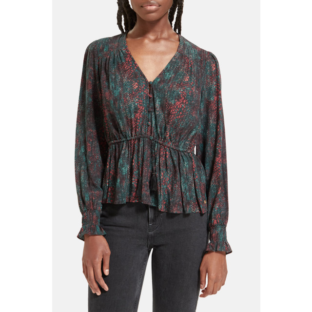 Scotch & Soda 175357 v-neck peplum top 175357 V-neck peplum top large