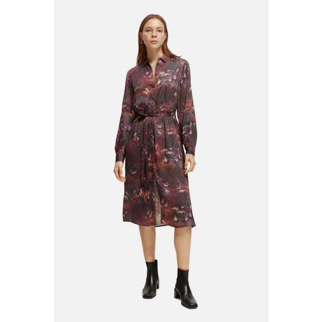 Scotch & Soda 168917 karls printed shirt dress 168917 Karls printed shirt dress large