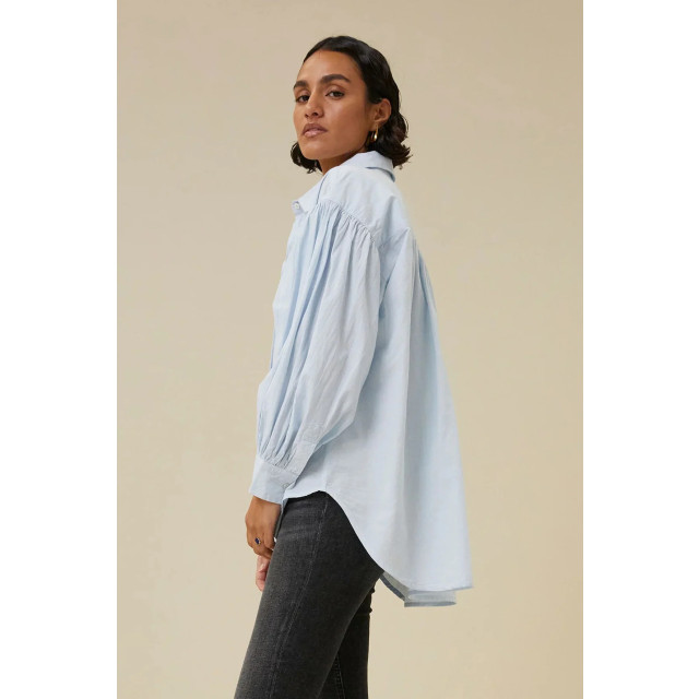 By-Bar Amsterdam 102005 sarah chambray blouse 102005 Sarah chambray blouse large