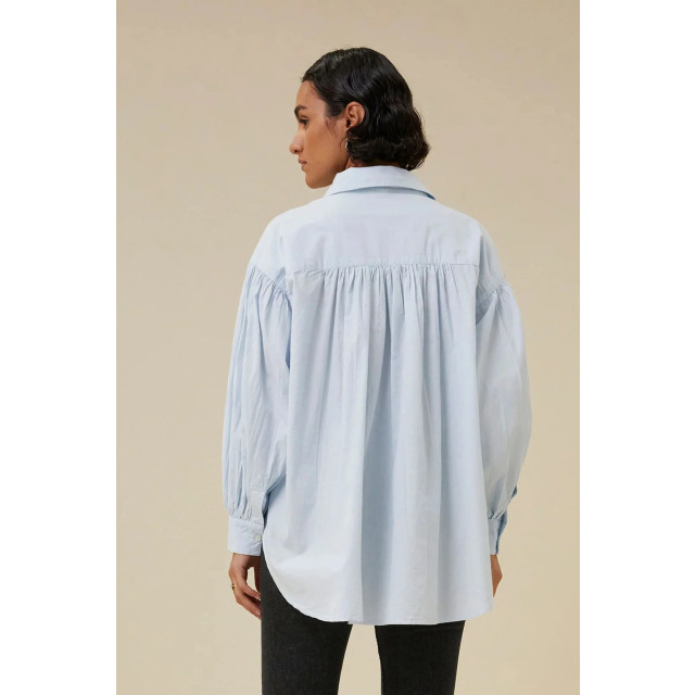 By-Bar Amsterdam 102005 sarah chambray blouse 102005 Sarah chambray blouse large